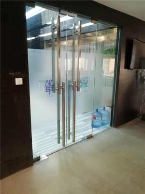 西安做玻璃门安装钢化玻璃门定做推拉玻璃门