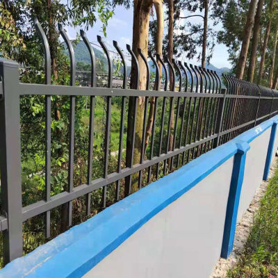 中山锌钢栏杆安装施工方案 围墙护栏焊接款