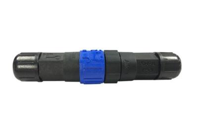 圆形防水连接器M16对接自锁组装式防水接头