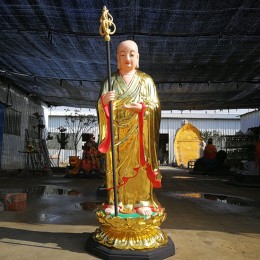 地藏王菩萨佛像 西方三圣塑像 药师佛雕像