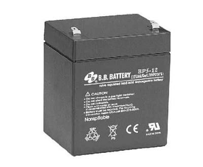 BB蓄电池BP5-12铅酸免维护电池12V5AH