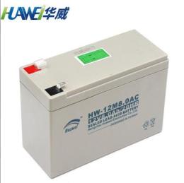 青海省华威蓄电池12V120AH船舶电池
