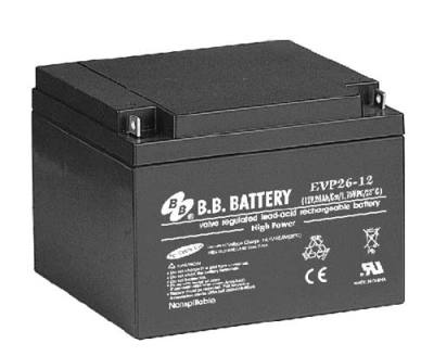 BB蓄电池EVP26-12卷帘门精密仪器12V26AH