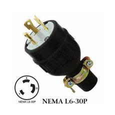 NEMA L6-30 WJ-8331R 引挂式橡胶插头