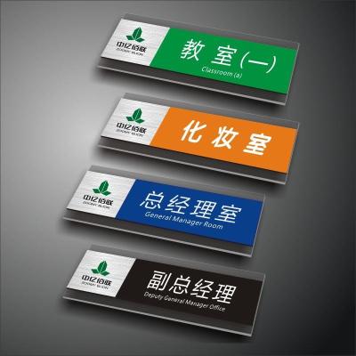 上海标识标牌订做企业科室职务牌楼层号码牌