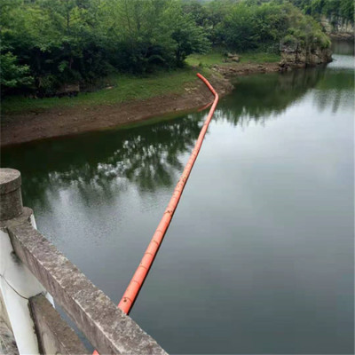 河道拦垃圾浮桶泵站拦漂排设计