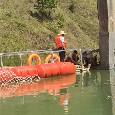 河道柔性拦污漂挡垃圾浮筒使用说明