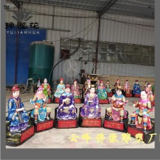 六十甲子塑像 六丁六甲护法神将像神像