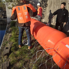 泵站自動化攔漂裝置河道擋垃圾塑料浮筒