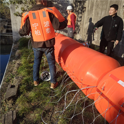 泵站自动化拦漂装置河道挡垃圾塑料浮筒