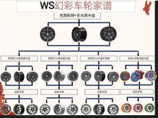 WS車輪兩片式輪轂去中網(wǎng)變新款輪圈改色輪圈