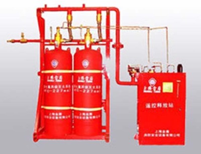 貴南備壓式七氟  丙烷滅火裝置操作流程