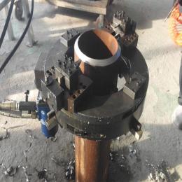 电厂锅炉管道专用外夹式电动管子切割坡口机