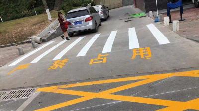 深圳福永消防網格劃線-車位畫線廠區劃線