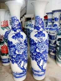 西安源远流长青花陶瓷大花瓶摆件销售