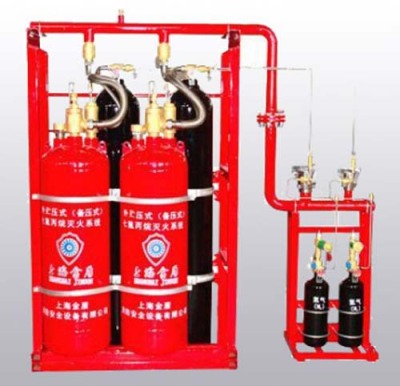 玛沁外贮压式七氟  丙烷气体灭火装置操作流程