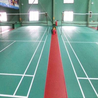 弹性运动地胶 篮球场运动地板 排球场地板胶