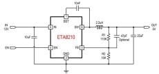 ETA8210S2G-18V 2A COT同步降壓轉(zhuǎn)換器