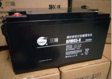 郑州三瑞蓄电池6FM40-X 12V40AH电池代理商