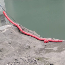 水电站坝前拦漂排河道挂网塑料浮桶