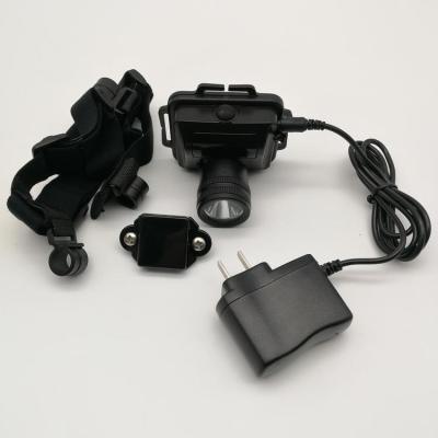 BZY7550智能強光工作頭燈3W帽戴式LED