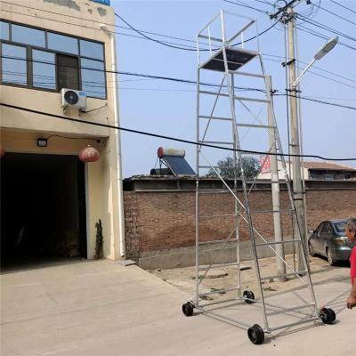 隧道施工檢修梯車防滑檢修梯車6米鐵路鐵梯