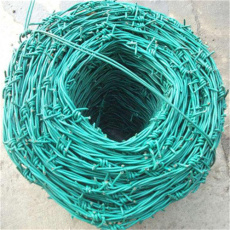 黑龙江镀锌刺绳厂家大兴安岭PVC包塑铁蒺藜