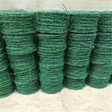 陜西鍍鋅刺繩廠家西安綠色刺鐵絲樂博供應