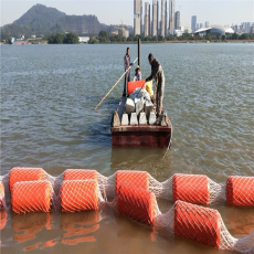 攔截漂浮物塑料浮桶水電站進水口攔漂裝置