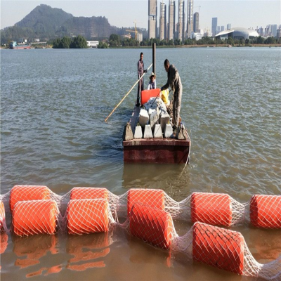 拦截漂浮物塑料浮桶水电站进水口拦漂装置