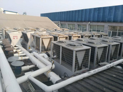 杭州下沙工厂中央空调螺杆式冷水机组回收