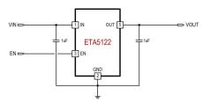 钰泰-ETA5122V120NS8F-低功率线性稳压器