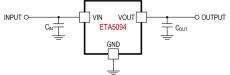 ETA5094V33S8D-40V輸入 150mA線性穩壓器