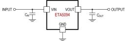 ETA5094V33S8D-40V输入 150mA线性稳压器