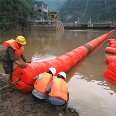 河道水藻攔截設施管式攔污排安裝