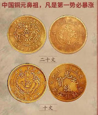 金色币王中国百年文物铜元全鉴