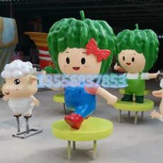 蔬菜博覽會展示苦瓜涼瓜公仔雕塑定制哪家廠