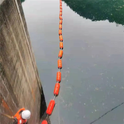 甲岩水电站漂浮物拦截网大距离拦污浮排设计