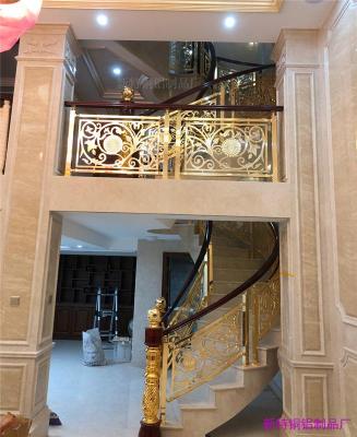 广元全铜楼梯扶手安装加工