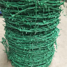 樂博現貨果園防盜刺繩圍墻防盜網鍍鋅刺線