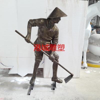 天津农场知青人物玻璃钢雕塑定制生产厂家