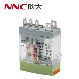 欣大NNC69KTL-1Z小型带灯带板扣电磁继电器