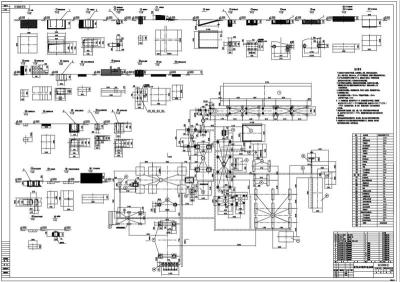 新型瀝青攪拌站全套cad圖紙