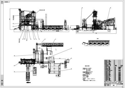 新型瀝青攪拌站全套cad圖紙
