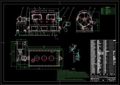 LD犁刀式混合机全套cad图纸