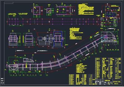 DS连续斗式输送机全套cad图纸