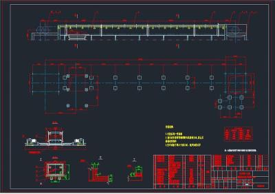 XGZ铸石刮板输送机全套cad图纸