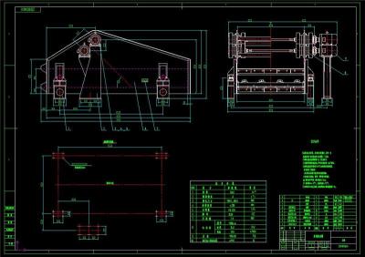 ZKB型直线振动筛全套cad图纸