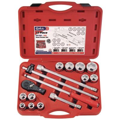 天賦工具15件英制6角手動套筒扳手組GS-615S
