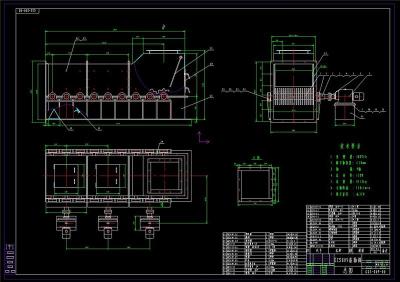 滚轴筛全套cad图纸 联系方式